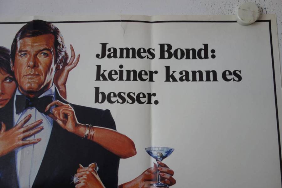 Octopussy original release german double-panel movie poster